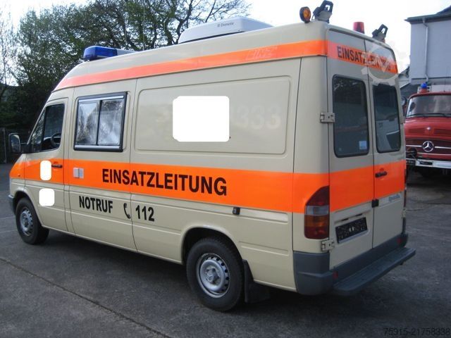 Husbil MERCEDES-BENZ 312 D-KA Sprinter Einsatzleitung (ex-RTW) BINZ