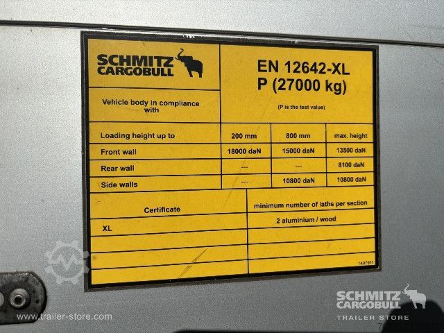Open oplegger met zeil Schmitz Cargobull Semitrailer Curtainsider Standard
