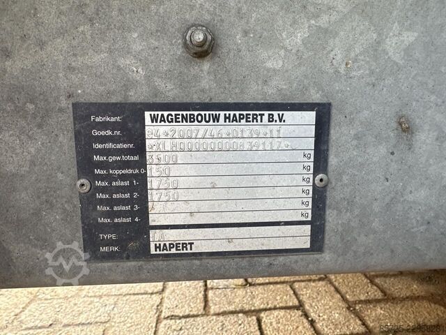 Maskintransporter Hapert machinetransporter - Gebruikt