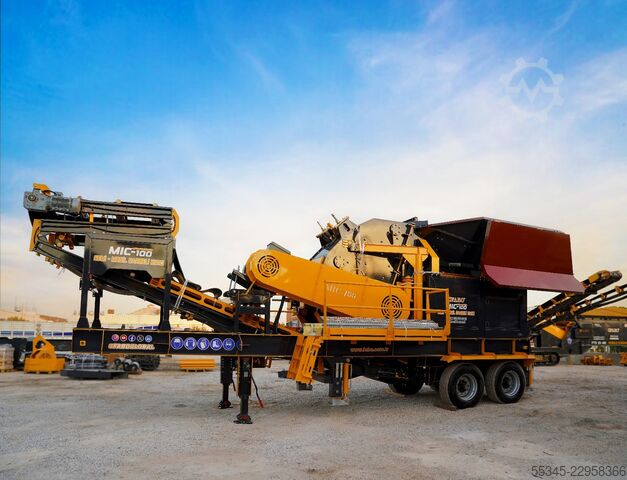 Krossningsenhet FABO Mobile Impact Crusher Mobile Impact Crusher MIC-100