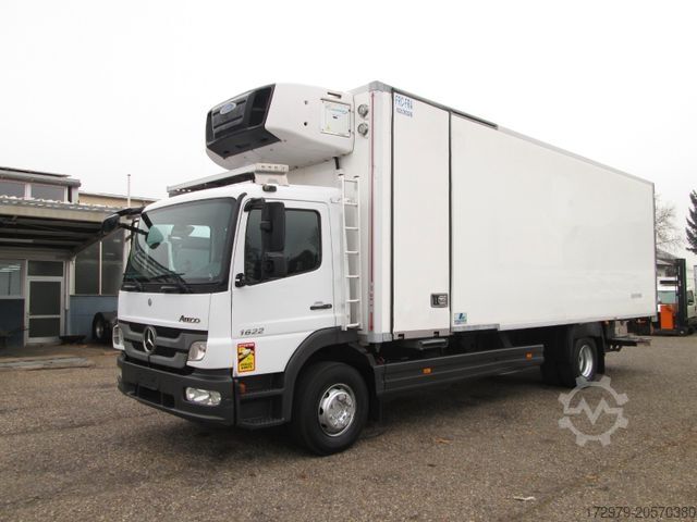Koelwagen MERCEDES-BENZ Atego 1622*2xCarrier Kühlkoffer 7.80m*Euro5*LBW*