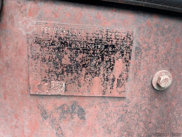 LPG'li forkliftler Linde H25T-01