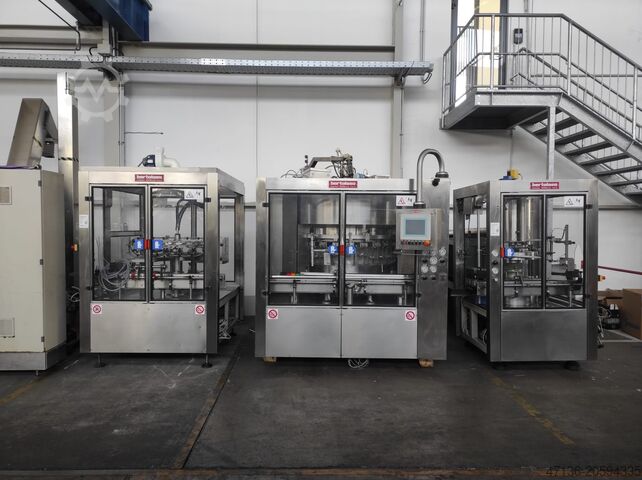 Monoblok 28 ventila penušavo vino Bertolaso ELETTRA 1400/23  Füller Rinser Naturkoker