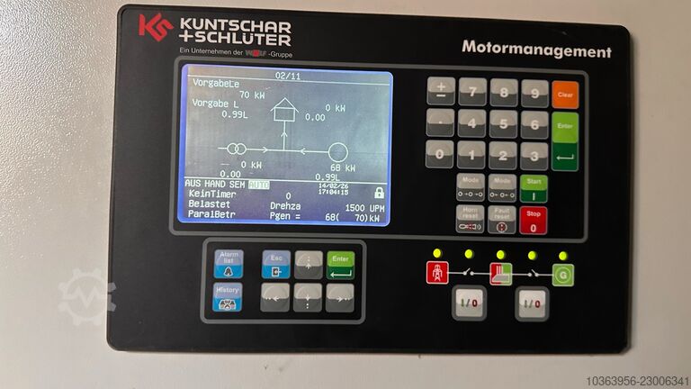 Kogeneracijsko postrojenje, kotao za grejanje, rezervoar Kuntschar + Schlüter GTK70 GTK70