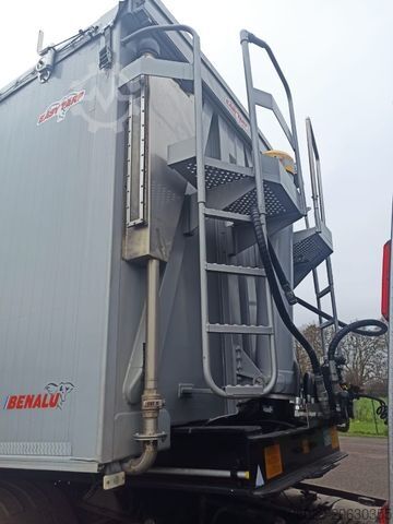 Kippers oplegger BENALU Optiliner Twin-Liner 68 m³  Kombi fest/flüssig