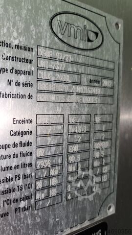 Mengvat met hoge afschuiving VMI High shear mixing vessel