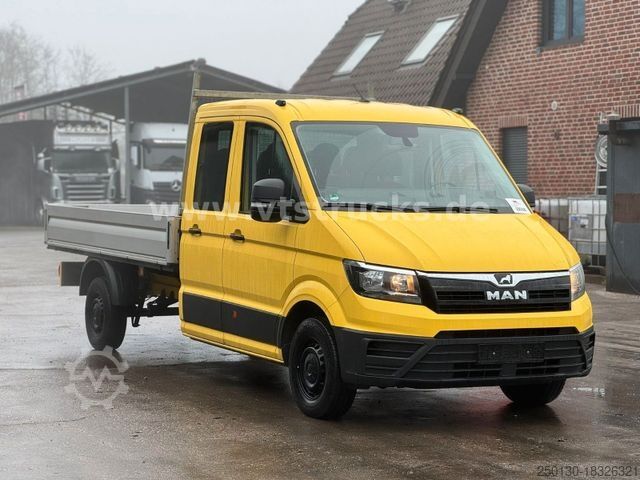 Pick-up bestelwagen MAN TGE 3.140 4x2 Euro6 DoKa Pritsche *wenig Km*