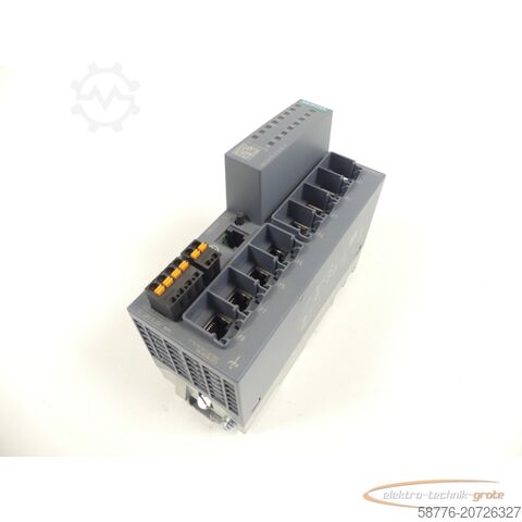 Komponens Siemens 6GK5208-0BA00-2FC2 Industrial Ethernet Switch SN: SVPM5207219 - ungbr. -