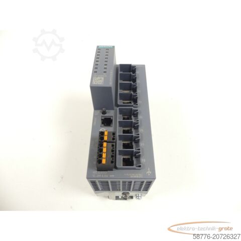Komponens Siemens 6GK5208-0BA00-2FC2 Industrial Ethernet Switch SN: SVPM5207219 - ungbr. -