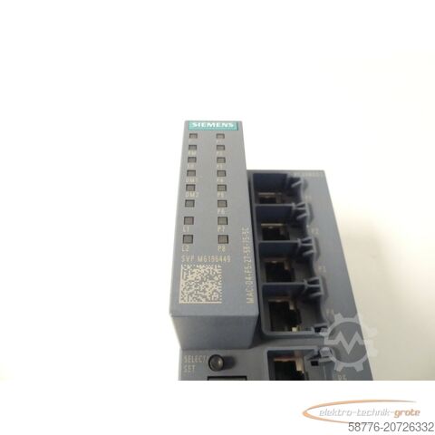 Komponens Siemens 6GK5208-0BA00-2FC2 Industrial Ethernet Switch SN: SVPM6196449 - ungbr. -