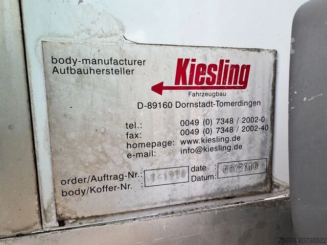 Soğutmalı/dondurulmuş taşıma Mercedes-Benz Atego 1223 2016 THERMO KING / LAADKLEP