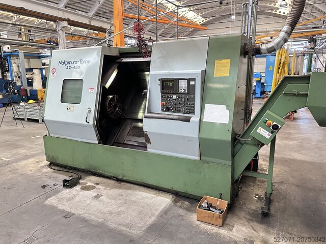 Heavy Duty CNC lathe with C-Axis Nakamura SC-450