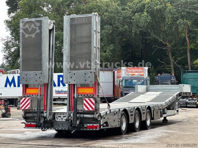 Remorque surbaissée Vega Tieflader Alu Felgen hydr. Rampe