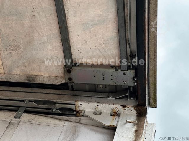 Open oplegger met zeil  Wiese SA-3-36CS Pritsche+Plane mit Ladebordwand