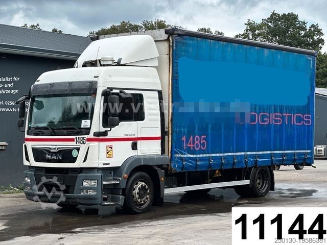 Ladbil med presenning MAN TGM 18.340 4x2 BL Pritsche+Plane 18t.