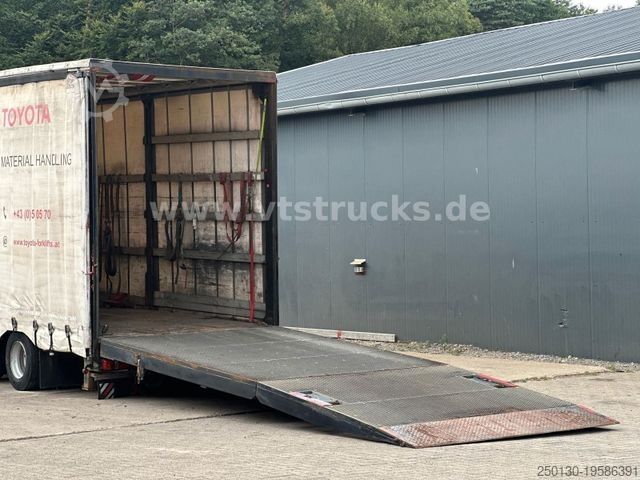 Dieplader oplegger Wiese SA 36 CS-S Tieflader-Auflieger Plane,Rampe