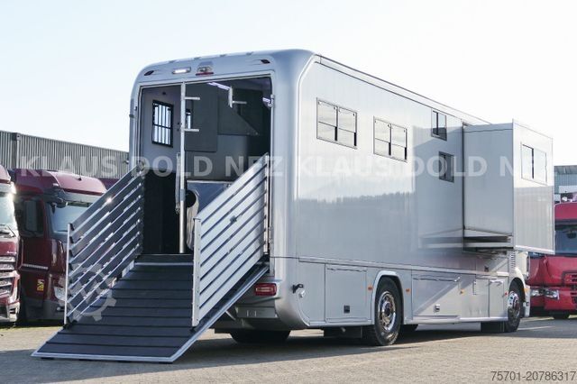 Veewagen MAN TGM 18.290 Pferdetransport Wohnwagen Slide-Out