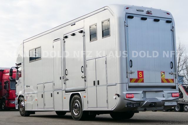 Veewagen MAN TGM 18.290 Pferdetransport Wohnwagen Slide-Out
