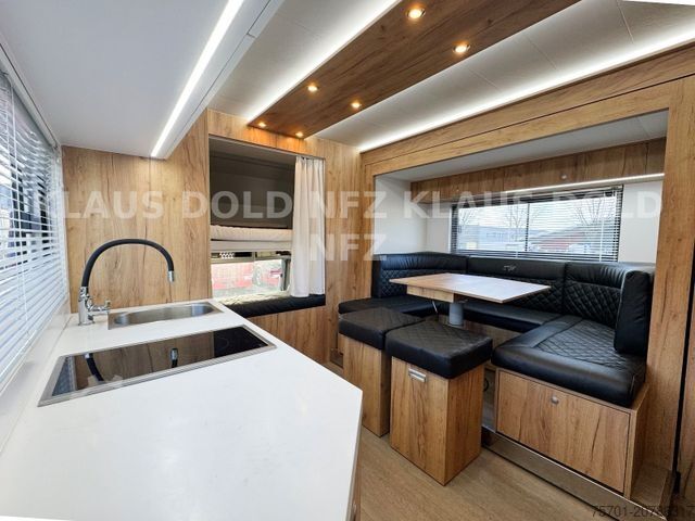 Veewagen MAN TGM 18.290 Pferdetransport Wohnwagen Slide-Out