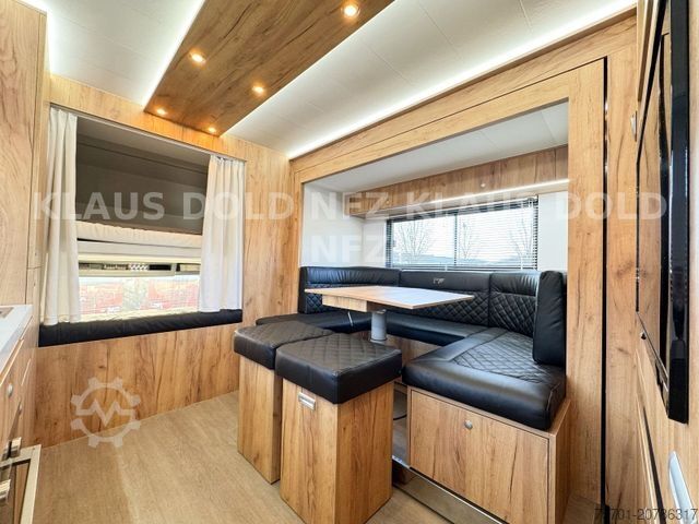 Veewagen MAN TGM 18.290 Pferdetransport Wohnwagen Slide-Out