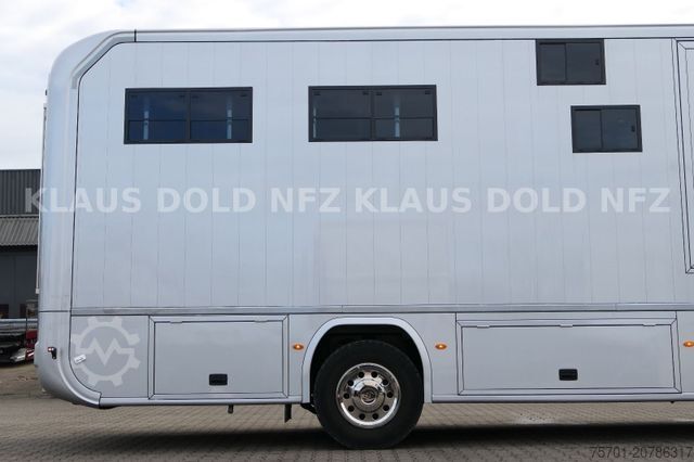 Veewagen MAN TGM 18.290 Pferdetransport Wohnwagen Slide-Out