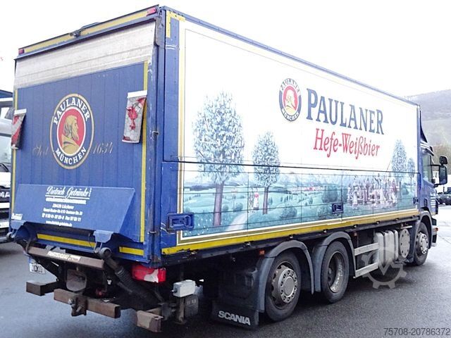 LKW mit Getränkeaufbau SCANIA P 320*7,3m Schwenkwand*Lift/Lenk*LBW*2x AHK*Diff