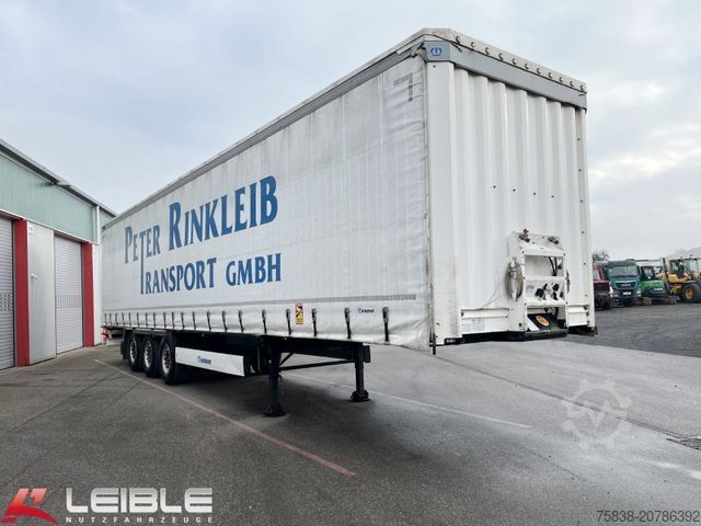 Open semitrailer with tarp KRONE SD*Tautliner*Liftachse*Code XL*SAF*Liftachse*