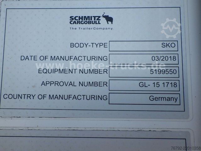 Semirimorchio frigorifero SCHMITZ CARGOBULL SKO 24/L FP45 Multitemp/Doppelst/Thermo-King/LBW