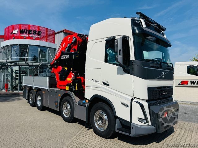 Jeřáb na nákladním automobilu VOLVO FH 540 mit Fassi F2150RAL Fly Jib + Winde