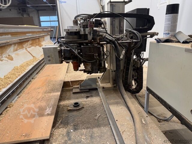 Bearbejdningscenter med tværgående bevægelse og kantlimning Homag Genius BAZ20/30/14/D