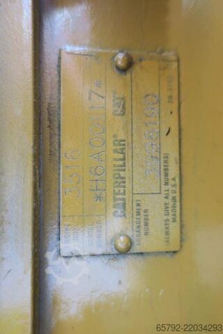 Caterpillar G3516H 2013 – 2000 kWe Caterpillar G3516H