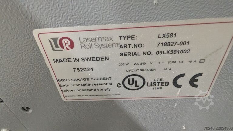 Rulle-til-ark efterbehandlingssystem Lasermax Roll Systems LX550 + LX581