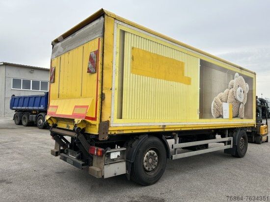 Box trailer Saxas SAXAS, ANHäNGEWAGEN KOFFERAUFBAU MIT HEBEBüHNE