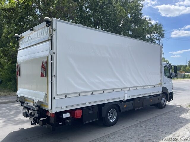 Furgon cu prelată laterală mercedes-benz ATEGO 824 1.HAND*KLIMA*WEBASTO*NAVI*TOP*