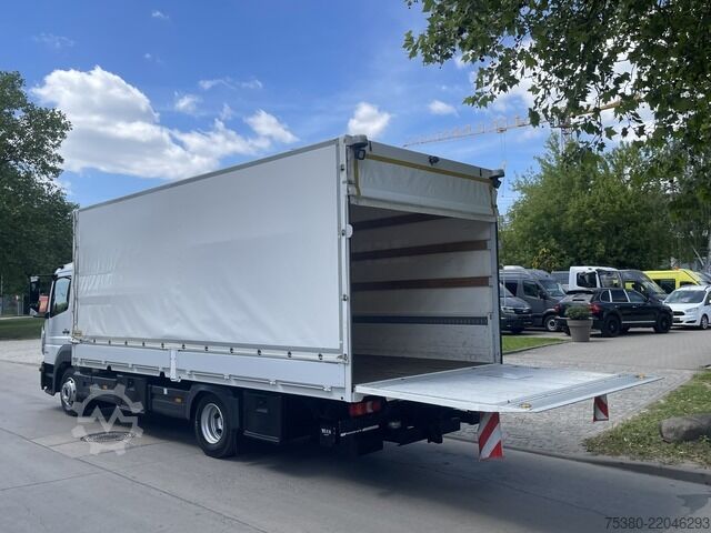 Furgon cu prelată laterală mercedes-benz ATEGO 824 1.HAND*KLIMA*WEBASTO*NAVI*TOP*