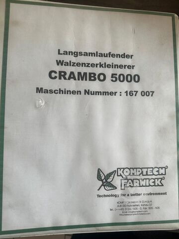 Mobiler Zweiwellenzerkleinerer Farwick Komptech Crambo 5000