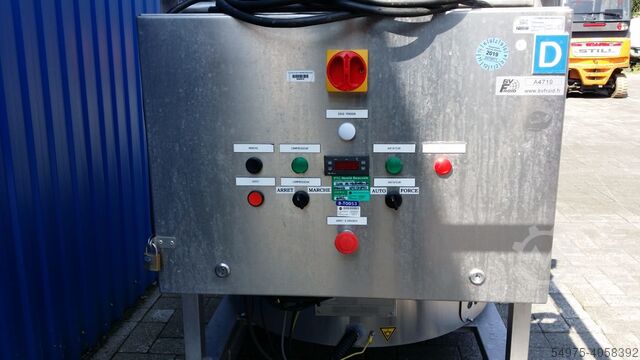 Agitator container koelbaar roestvrijstalen tank 10353