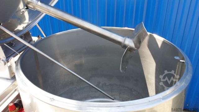 Tanque de acero inoxidable enfriable contenedor agitador  10354