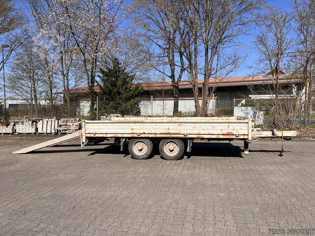 Low loader trailer HIRTH TT  Tandemtieflader
