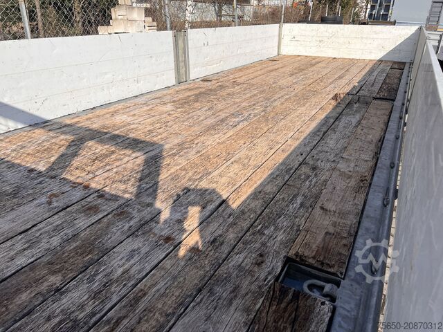 Open trailer Humbaur HBTZ 137224  14,4 t Tandem- Pritschenanhänger- Tieflader