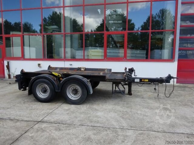 Silo-aanhanger Hueffermann HTM13 13,5 t Tandem- Absetztmulden Anhänger