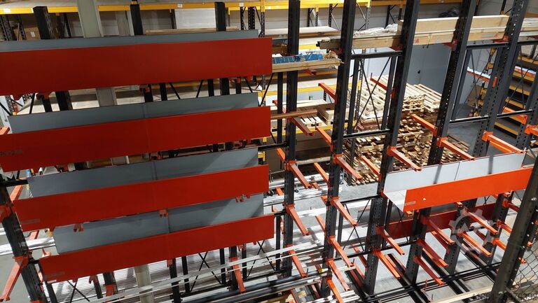 Double-sided long goods cantilever rack SIPAG 