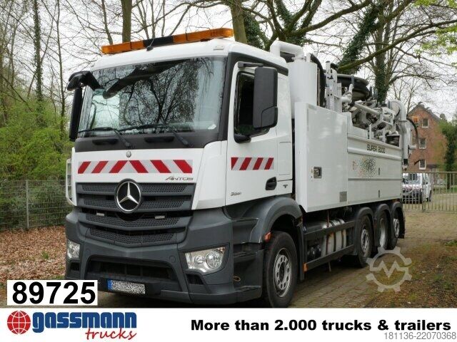Kamionska čistilica Mercedes-Benz Actros 3551 8x2/6, Wiedemann Super 2000, 16m³,