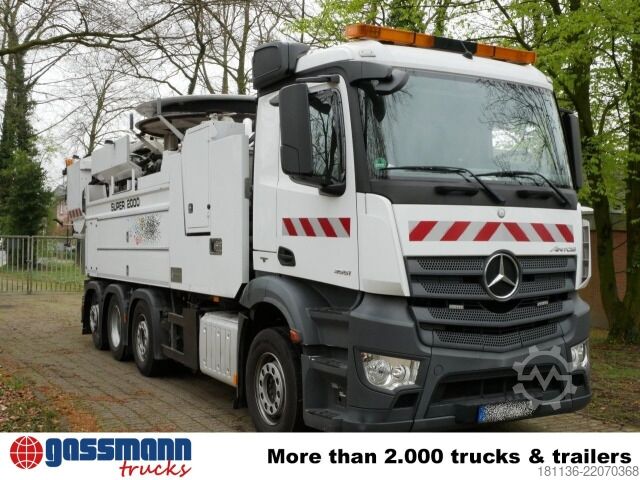 Kamionska čistilica Mercedes-Benz Actros 3551 8x2/6, Wiedemann Super 2000, 16m³,