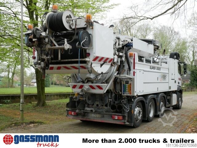Kamionska čistilica Mercedes-Benz Actros 3551 8x2/6, Wiedemann Super 2000, 16m³,
