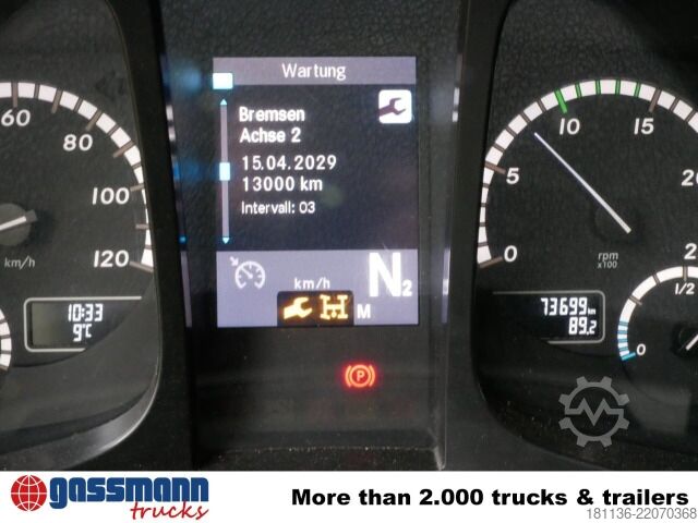 Kamionska čistilica Mercedes-Benz Actros 3551 8x2/6, Wiedemann Super 2000, 16m³,