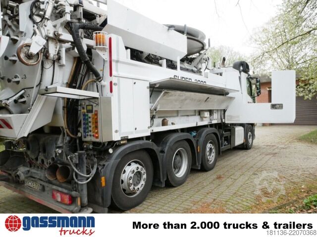 Kamionska čistilica Mercedes-Benz Actros 3551 8x2/6, Wiedemann Super 2000, 16m³,