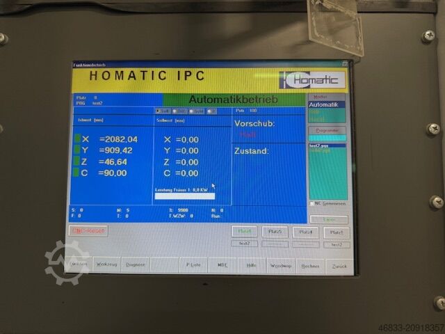 Bearbejdningscenter Weeke Optimat BHC 750 Swiss Profiline