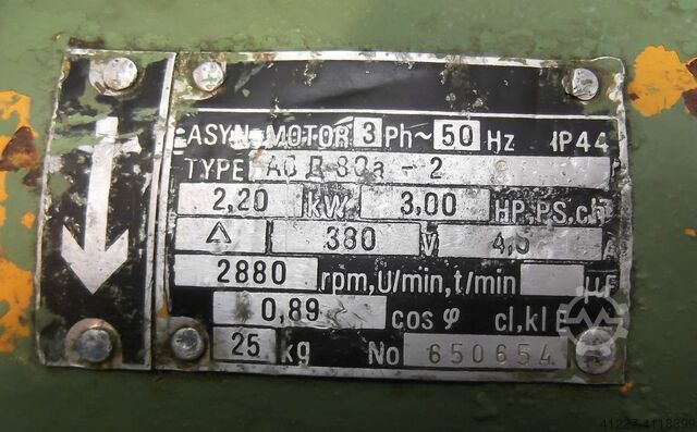 Elektromotor 2,2 kW 2880 U/min unbekannt AO R 80a-2