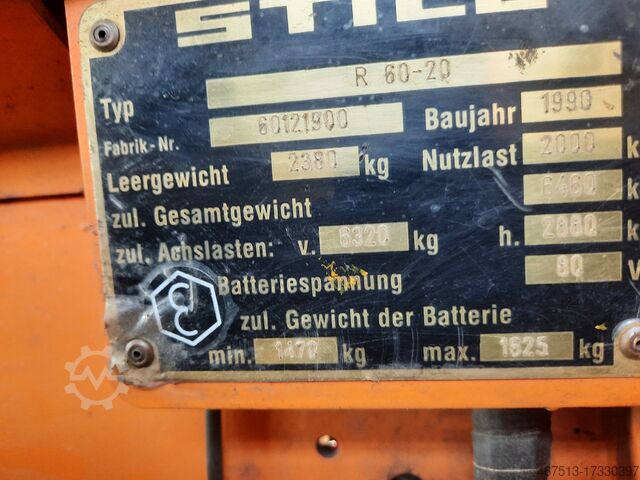 Forklift truck STILL R 60-20